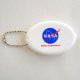 コインケース NASA ナサ ホワイト ラバー
