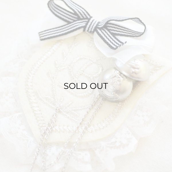 画像2: エンブレムブローチ ユニオンジャック(レース/リボン/ボタン/チェーン付き) (2)