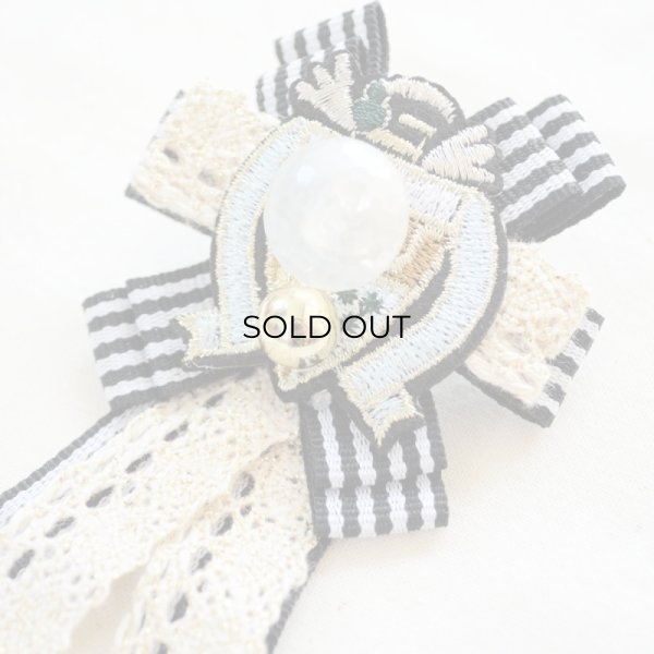 画像2: エンブレムブローチ ユニオンジャック(レース/リボン/ボタン) (2)