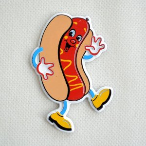 画像1: マグネット おもちゃ 磁石 HOTDOG MAN アメリカ