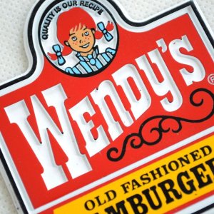 画像2: マグネット おもちゃ 磁石 ウェンディーズ ロゴ Wendy's OLD LOGO アメリカ