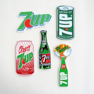 マグネット おもちゃ 磁石 セブンアップ 7UP 缶 アメリカ | ワッペン