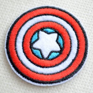 画像2: ワッペン キャプテン アメリカ  ロゴ マーベル