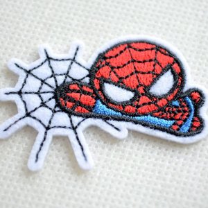 画像2: ワッペン スパイダーマン ジャンプ マーベル