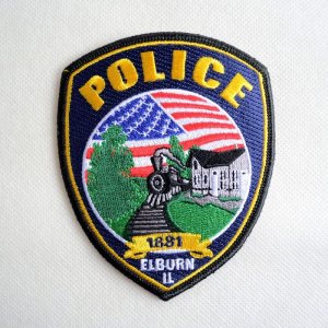画像1: ワッペン ポリス Elburn IL Police