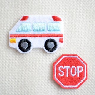 タクシー ワッペン イエローキャブ風 刺繍 エンブレム ファッション用