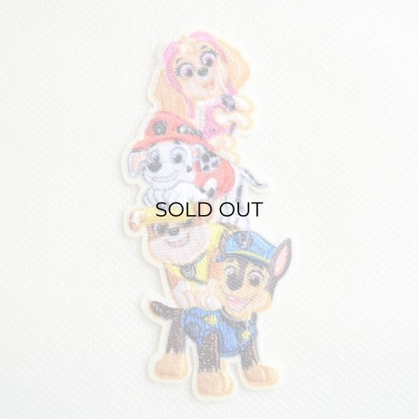 画像1: ワッペン パウパトロール なかま アイロン シール おしゃれ 大人 (1)