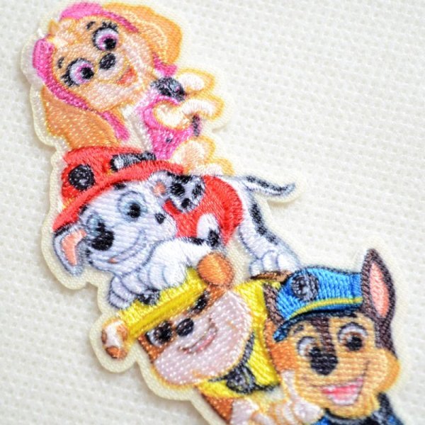 画像2: ワッペン パウパトロール なかま アイロン シール おしゃれ 大人 (2)