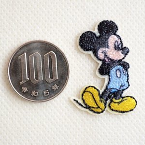 画像2: ワッペン アイロン ディズニー ミッキーマウス ミニ シール