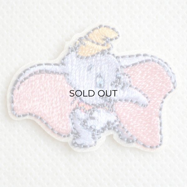 画像1: ワッペン アイロン ディズニー ダンボ ミニ シール (1)