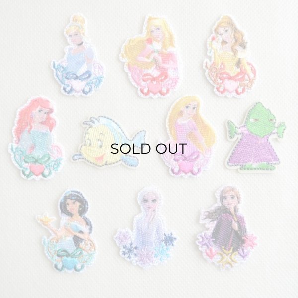 画像4: ワッペン アイロン ディズニー プリンセス 塔の上のラプンツェル ラプンツェル ミニ シール (4)