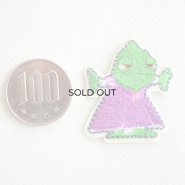 画像2: ワッペン アイロン ディズニー プリンセス 塔の上の ラプンツェル パスカル ミニ シール (2)