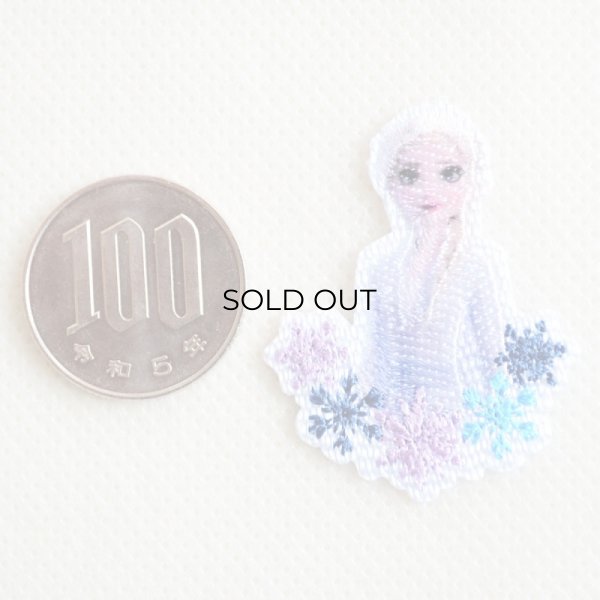 画像2: ワッペン アイロン ディズニー プリンセス アナと雪の女王 エルサ ミニ シール (2)