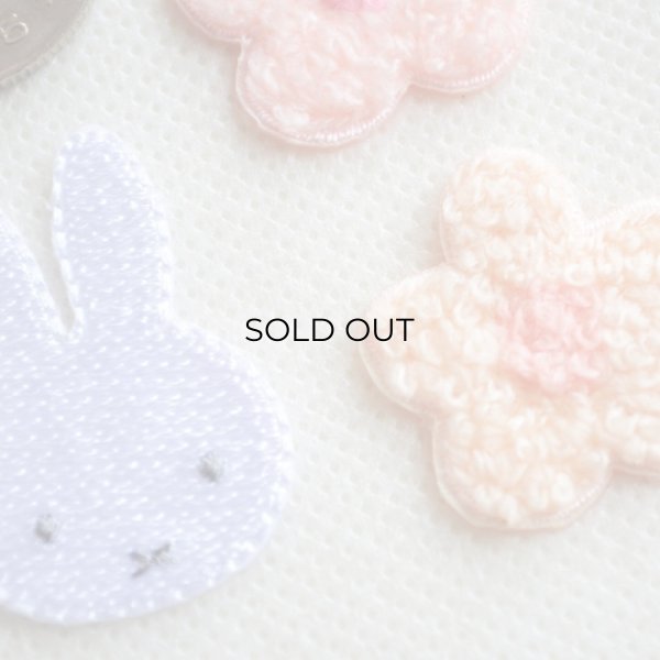 画像3: ワッペン ミッフィー と お花 ディックブルーナ ピンク (3)