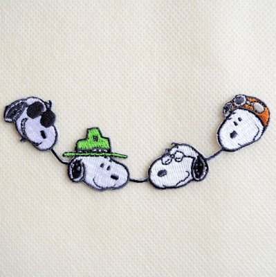 【新品未使用】COACH ☆スヌーピー ☆ショルダー ワッペン 刺繍 SNOOPY（スヌーピー） ワッペン NYC 刺繍 アイロン 全身 キャラクター