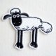 ワッペン ひつじのショーン Shaum the Sheep