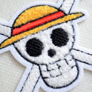 画像2: 刺繍シール ワンピース ONE PIECE ルフィ サガラ 