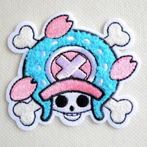 画像1: 刺繍シール ワンピース ONE PIECE チョッパー サガラ