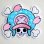 画像1: 刺繍シール ワンピース ONE PIECE チョッパー サガラ (1)