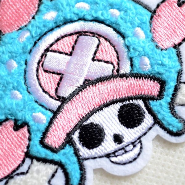 画像2: 刺繍シール ワンピース ONE PIECE チョッパー サガラ (2)