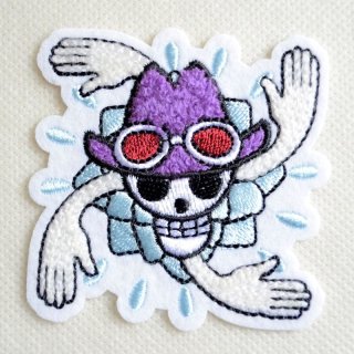 ワンピースステッカー ロビン ワンピースステッカー ロビン海賊旗 ダイカットステッカー ONE