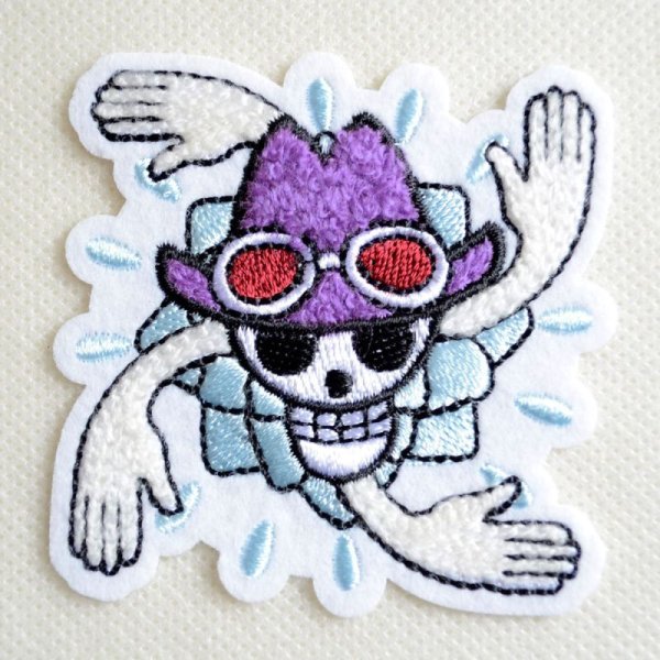 画像1: 刺繍シール ワンピース ONE PIECE ロビン サガラ  (1)