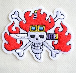 画像1: 刺繍シール ワンピース ONE PIECE キッド サガラ
