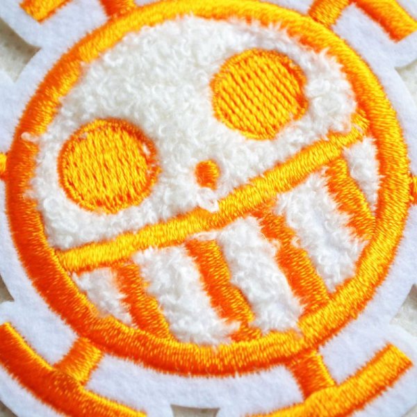 画像2: 刺繍シール ワンピース ONE PIECE ロー サガラ (2)