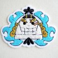 画像1: 刺繍シール ワンピース ONE PIECE ジンベエ サガラ (1)