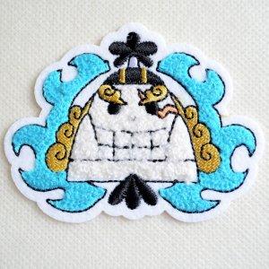 画像1: 刺繍シール ワンピース ONE PIECE ジンベエ サガラ