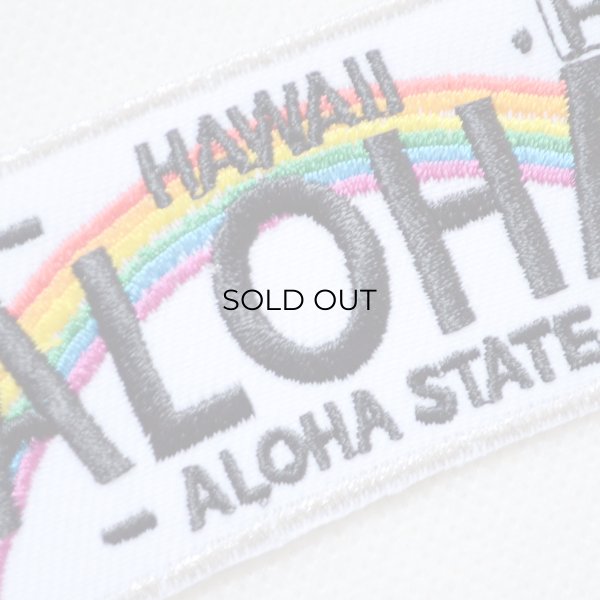 画像2: ワッペン ハワイ HAWAII ALOHA ライセンスプレート (2)