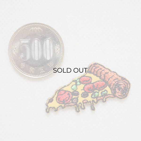 画像2: ワッペン ピザ ピッツァ アイロン 刺繍 ミニ (2)