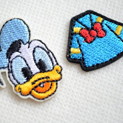 ワッペン アイロン ディズニー ドナルドダック フェイス & セーラー