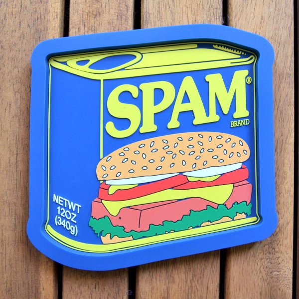 画像1: ラバー トレイ スパム SPAM 缶 SPAM CAN  (1)
