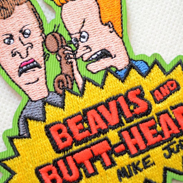 画像2: ワッペン ビーバス アンド バットヘッド Beavis and Butt-Head MTV. アイロン (2)