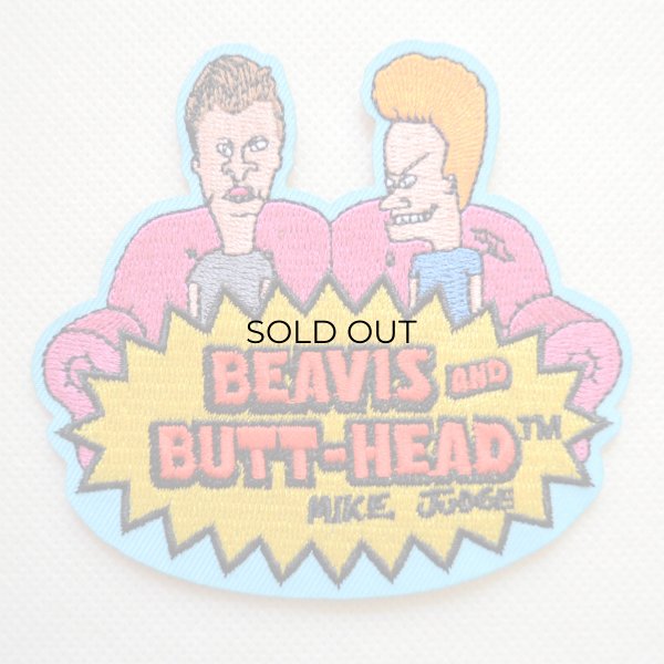 画像1: ワッペン ビーバス アンド バットヘッド Beavis and Butt-Head MTV. アイロン (1)