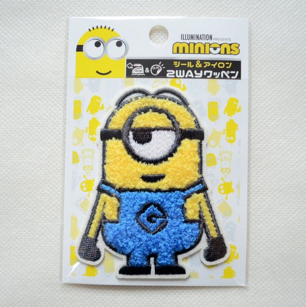 画像3: ワッペン ミニオンズ スチュアート ミニオン 怪盗グルー ユニバーサルスタジオ サガラ アイロン シール おしゃれ 大人 (3)