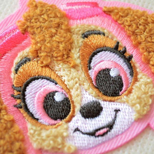 画像2: ワッペン パウパトロール スカイ かわいい サガラ アイロン シール おしゃれ 大人 (2)