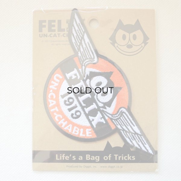 画像3: ワッペン フィリックスザキャット ウイング UCC  Felix The Cat Wing (3)