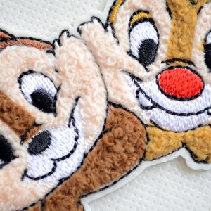 画像2: ワッペン チップ と デール フェイス ディズニー サガラ