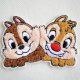 ワッペン チップ と デール フェイス ディズニー サガラ