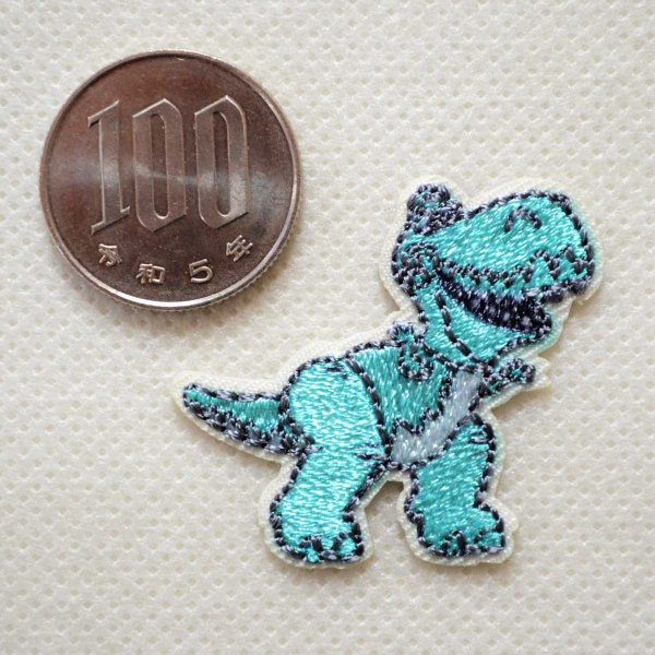 画像2: ワッペン トイストーリー レックス ミニ (2)