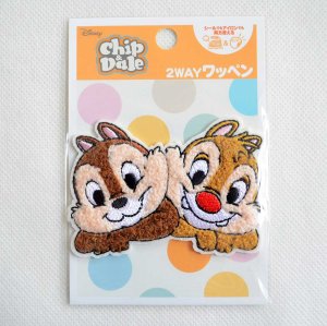 画像3: ワッペン チップ と デール フェイス ディズニー サガラ