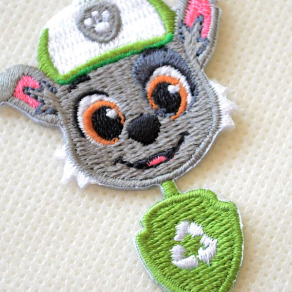 画像2: ワッペン パウパトロール ロッキー かわいい ライン アイロン シール おしゃれ 大人 (2)