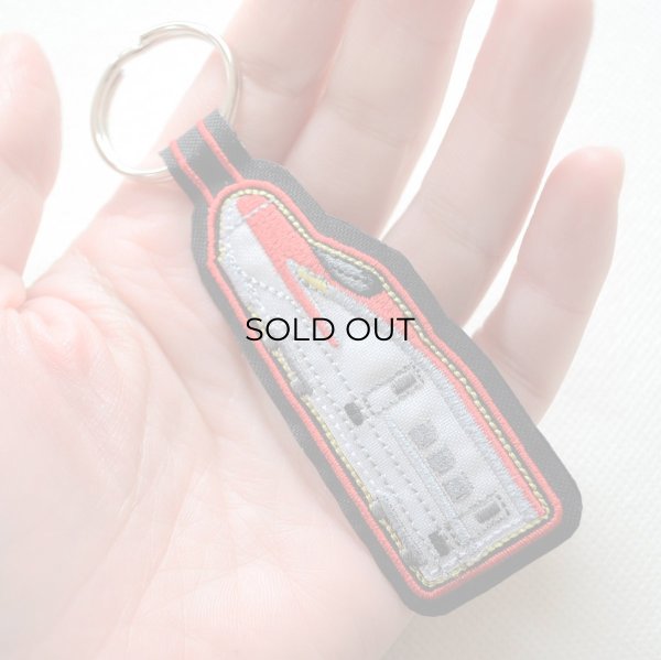 画像4: キーホルダー キーリング トレイン 刺繍 E6系 こまち (4)