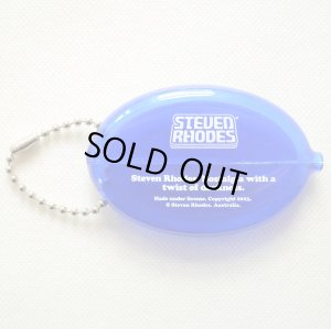 画像4: コインケース キーホルダー スティーブンローズ  Steven Rhodes ブルー クリア ラバー かわいい
