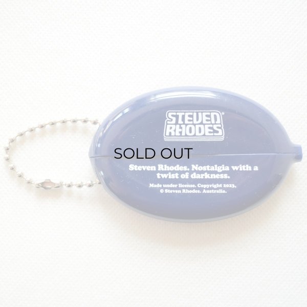 画像4: コインケース キーホルダー スティーブンローズ  Steven Rhodes ネイビー ラバー かわいい (4)