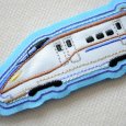 画像2: キーホルダー キーリング トレイン 刺繍 E7系 北陸新幹線 (2)