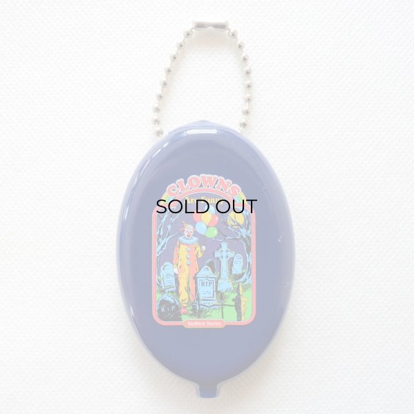 画像1: コインケース キーホルダー スティーブンローズ  Steven Rhodes ネイビー ラバー かわいい (1)