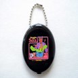 画像1: コインケース キーホルダー スティーブンローズ  Steven Rhodes ディープ ブラック ラバー かわいい (1)
